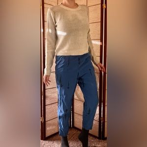90s vintage Amanda Gray blue iris pants